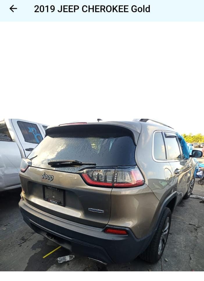Jeep Cherokee Latitude Plus 2019 - Arranca y Camina - VENDIDA EN $5,800