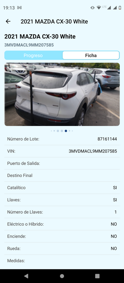 Mazda CX30 2021 - Precio $8,500 negociables